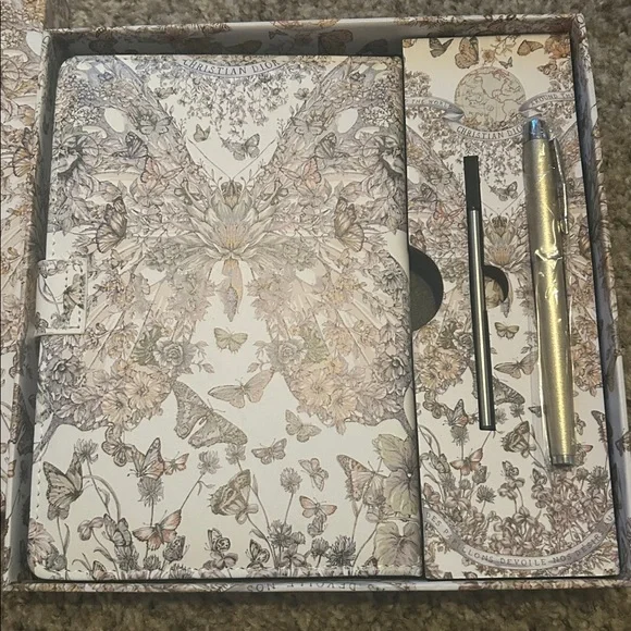 Dior Butterfly and Floral Stationery Set - Picture 3 of 9